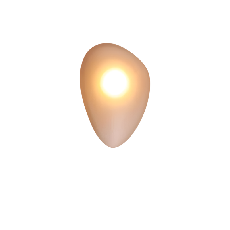 Glanzlicht - Minimalistische LED-Wandleuchte aus Glas