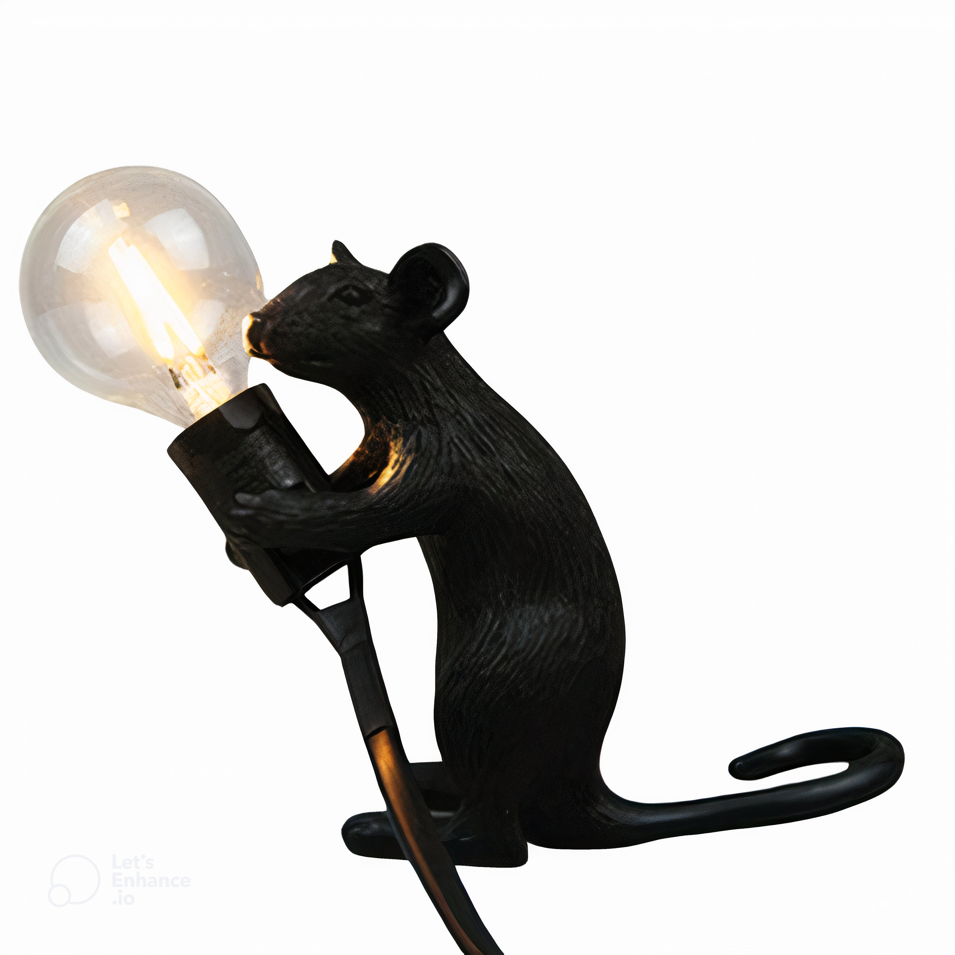 MouseCharm - Verspieltes Art Deco Nachtlicht mit Maus Sockel