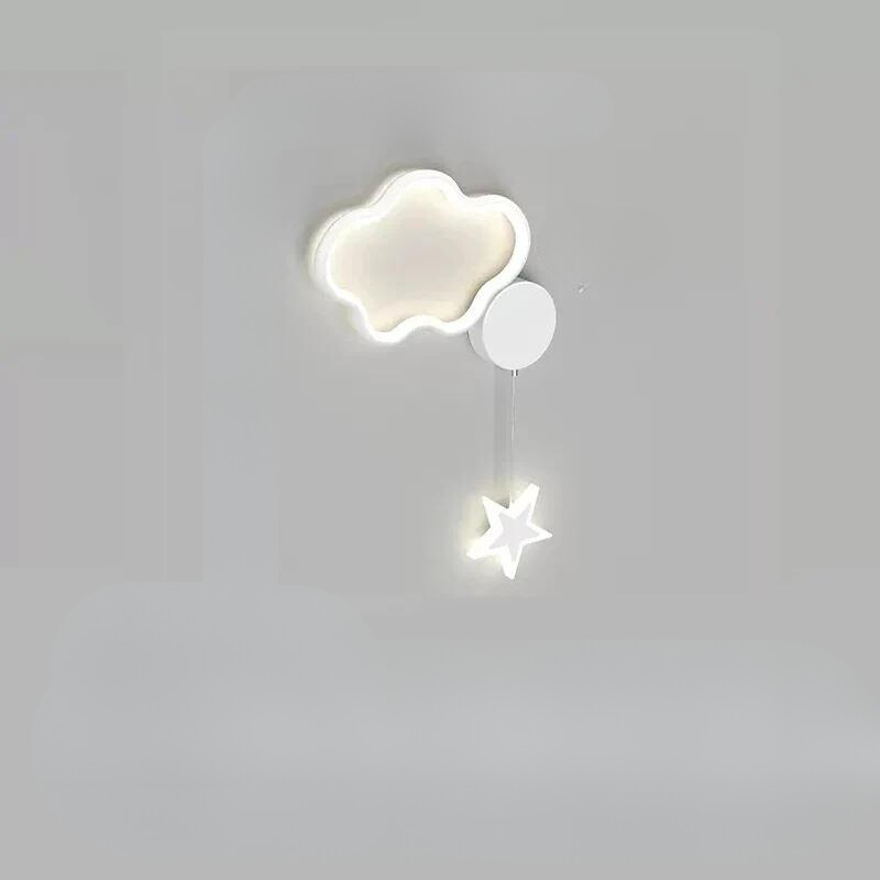 StellarGlow - LED-Wandleuchte mit Sternen und Mond - Bezaubernde Beleuchtung für das Schlafzimmer