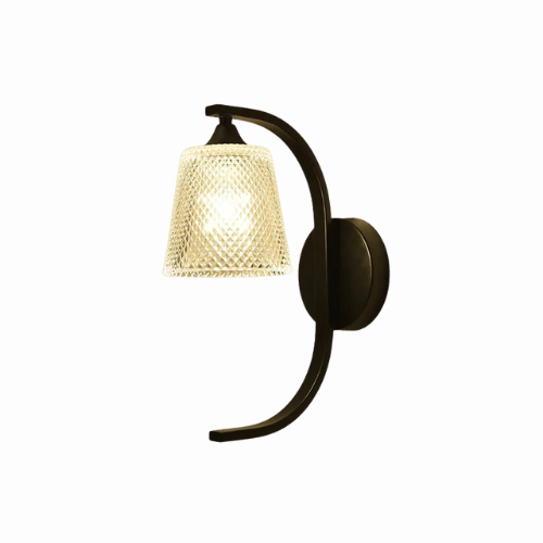 BirdLuxe - Elegante Wandleuchte mit Vogeldesign - Holz und Glas für das Schlafzimmer