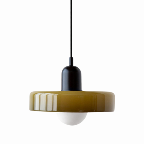 Verstellbare Bauhaus Pendelleuchte aus Glas – Esszimmer & Wohnzimmer Beleuchtung