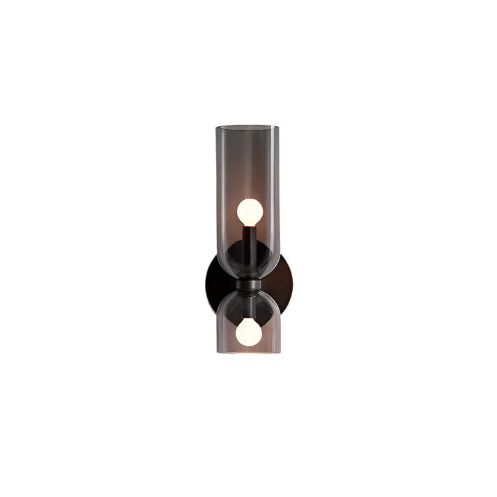 VitraGlow Glas Wandleuchte – Modern, LED, Gold, Für Flur