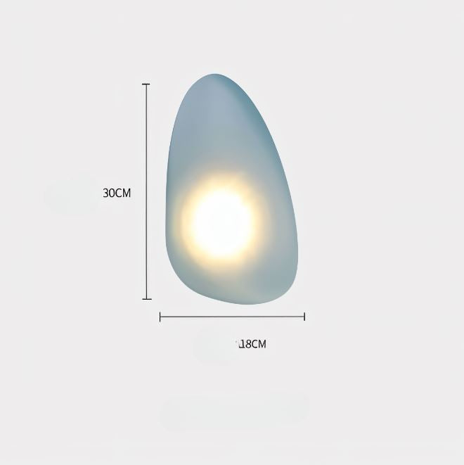 Glanzlicht - Minimalistische LED-Wandleuchte aus Glas