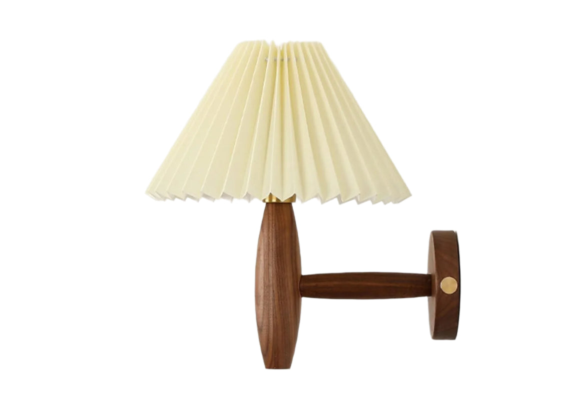 LumiOak - Elegante Wandleuchte aus Holz