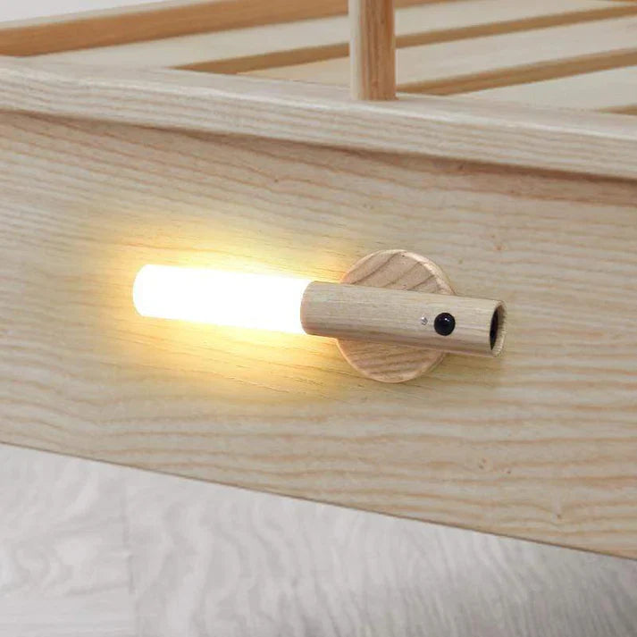 LumiFackel LED Fackelleuchte Modern Schwarz mit Sensor für Garten