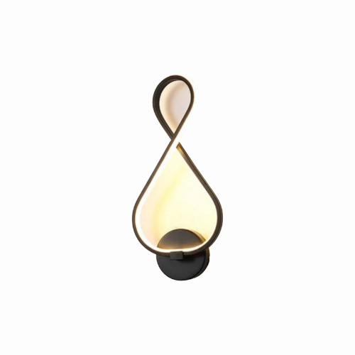 HarmonyZen Minimalistische LED-Wandleuchte - Aluminium und Acryl für modernes Ambiente