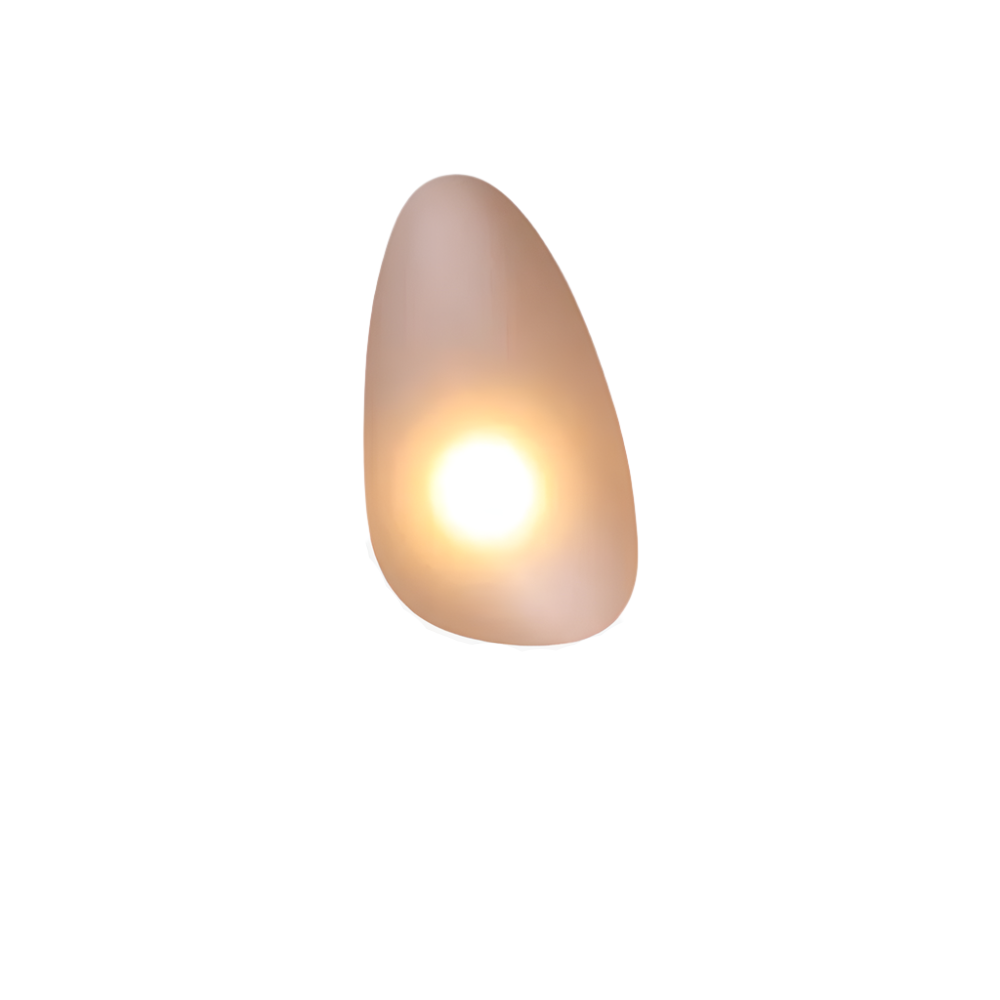 Glanzlicht - Minimalistische LED-Wandleuchte aus Glas