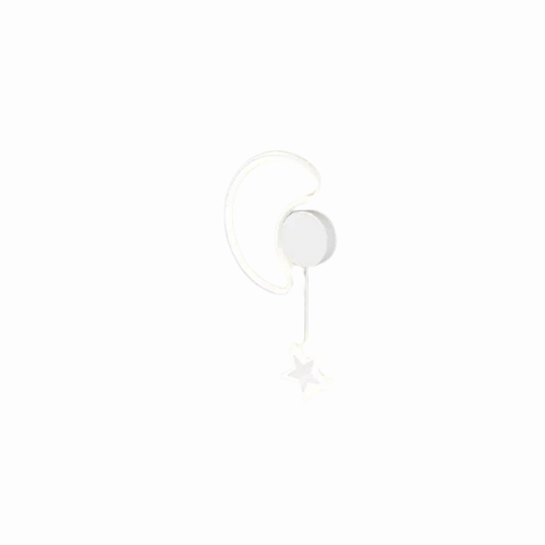 StellarGlow - LED-Wandleuchte mit Sternen und Mond - Bezaubernde Beleuchtung für das Schlafzimmer
