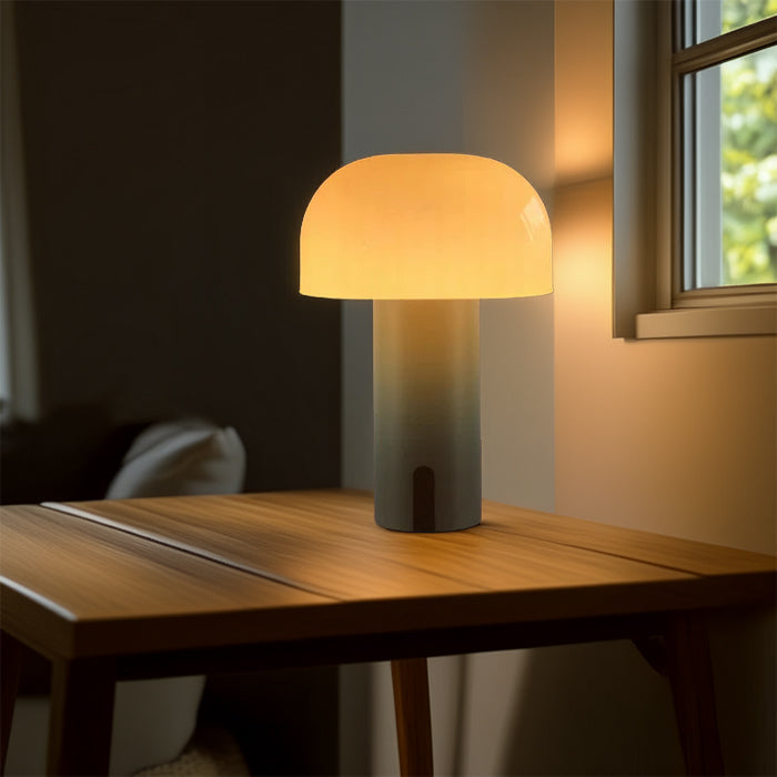 Moderne Pilztischlampe LED – Stufenlos dimmbar, Touch-Steuerung