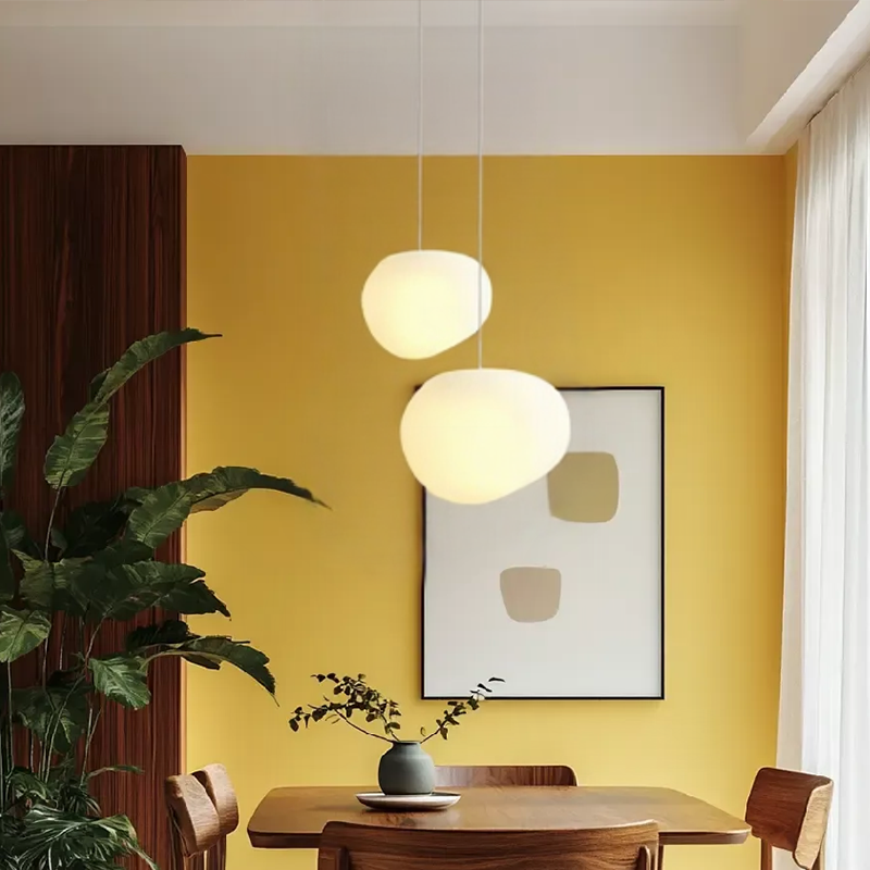 Skandiloft Pendelleuchte Nordisch Weiß, Modern & Dimmbar für Esszimmer