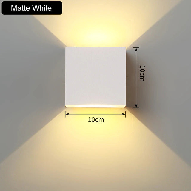 LumiÉlan Wandlampe Elegant Modern Schwarz für Flur & Wohnzimmer