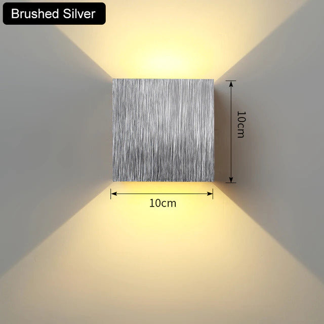 LumiÉlan Wandlampe Elegant Modern Schwarz für Flur & Wohnzimmer