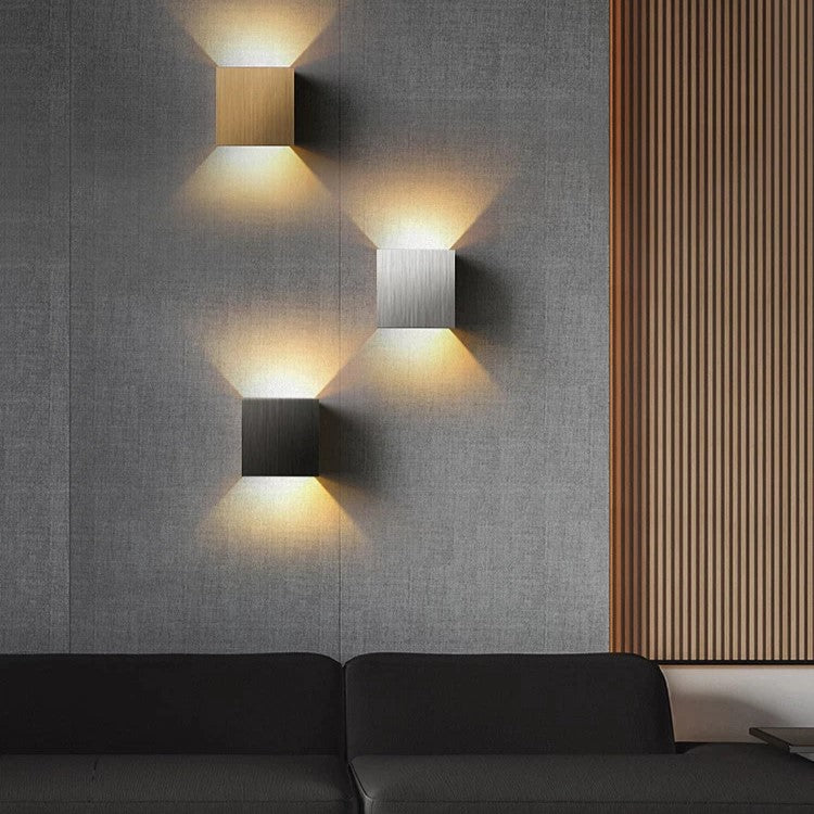 LumiÉlan Wandlampe Elegant Modern Schwarz für Flur & Wohnzimmer