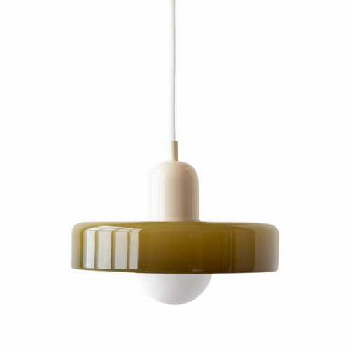 Verstellbare Bauhaus Pendelleuchte aus Glas – Esszimmer & Wohnzimmer Beleuchtung