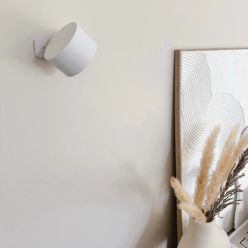 InfiniteGlow | Kabellose Dimmbarer LED-Wandleuchte mit 360° Drehfunktion