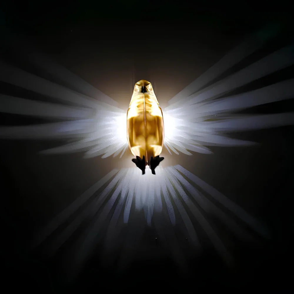 GlowFlügel Gartenleuchte modern LED Schmetterling solarbetrieben