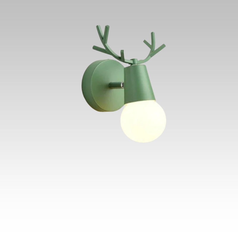 AntlerBeam Playful Wandleuchte - Buntes skandinavisches Design für Kinderzimmer