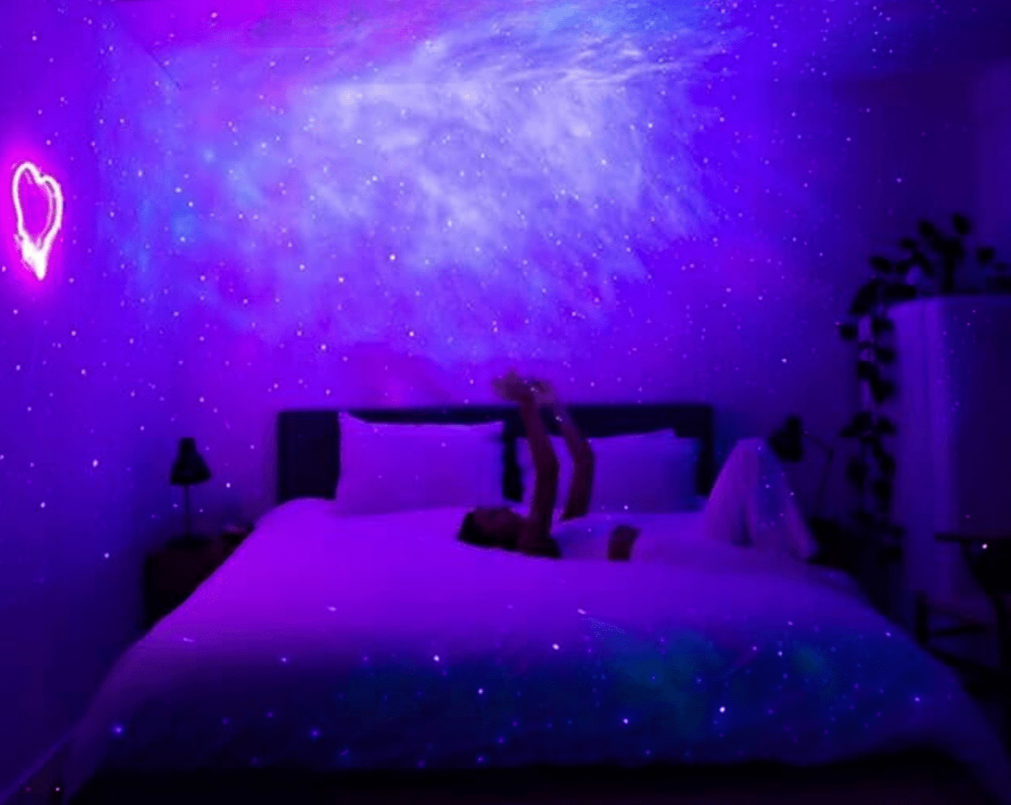 StellaGlow Galaxy Tischlampe 3D Effekt RGB für Schlafzimmer