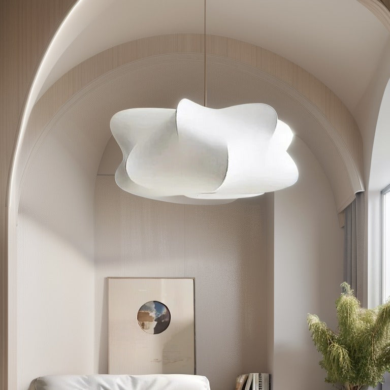 Hängelampe aus Seide – Japanischer Stil – LED – Warmweiß – Salon