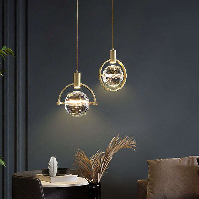 LumiGlide - Moderne Kristall-LED-Hängeleuchte