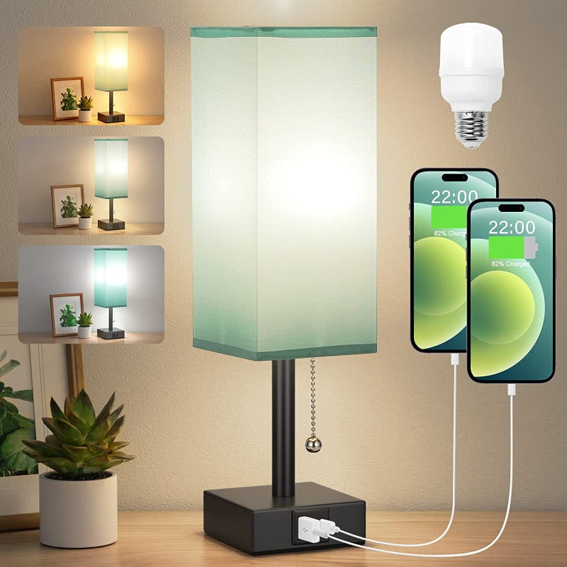 FlexiLamp - Dimmbare Tischleuchte mit 3 Farbtemperaturen und USB-Ladeanschluss