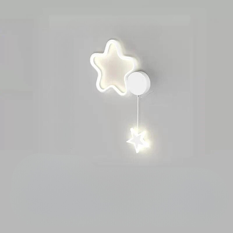 StellarGlow - LED-Wandleuchte mit Sternen und Mond - Bezaubernde Beleuchtung für das Schlafzimmer