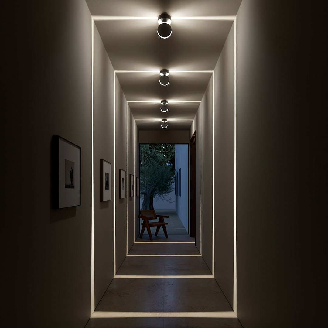 Skyglow I Flexible LED-Lampe mit 360° Rotation - Modernes Design für Innen und Außen