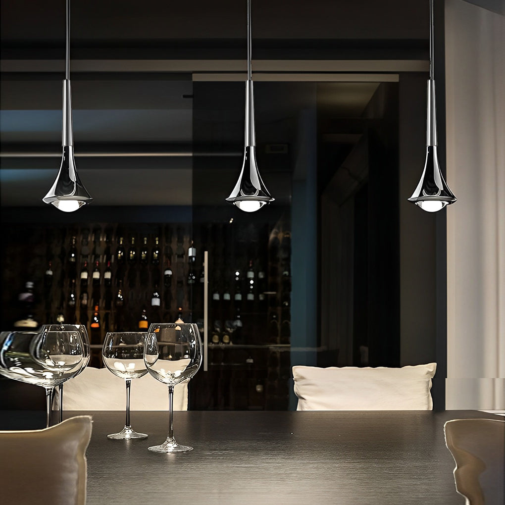 Waterdrop LED-Hängeleuchte – Retro Nordic Stil