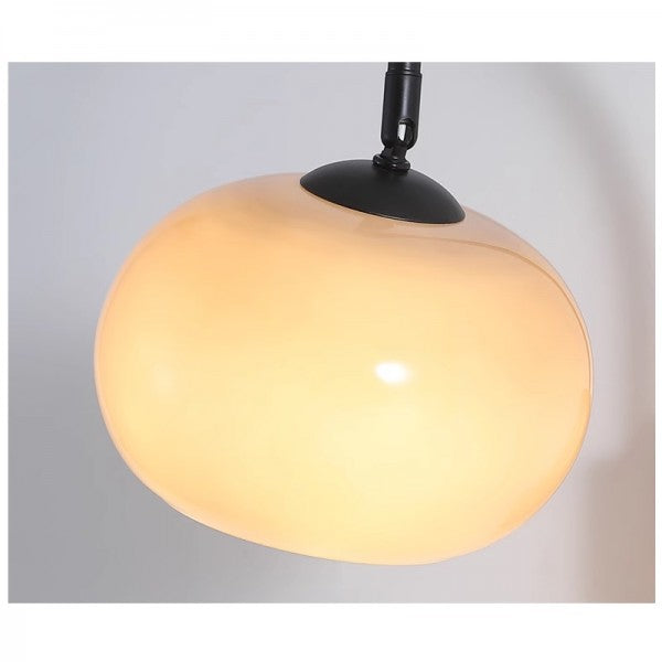 LumoFlex Drehbare Bauhaus Glas Wandleuchte Modern Kaki Terrasse