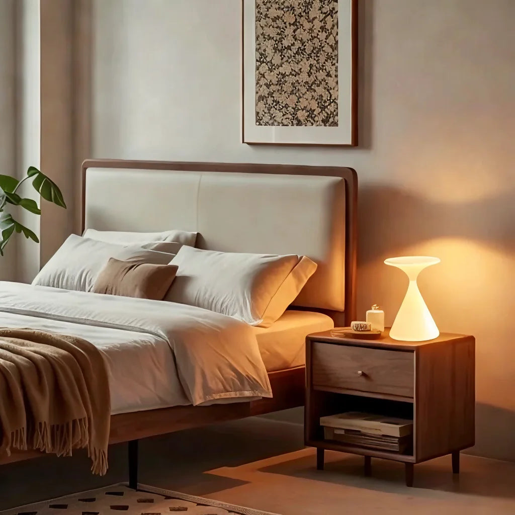Kabellose Sanduhr Tischlampe – Dimmbar & Touch-Control