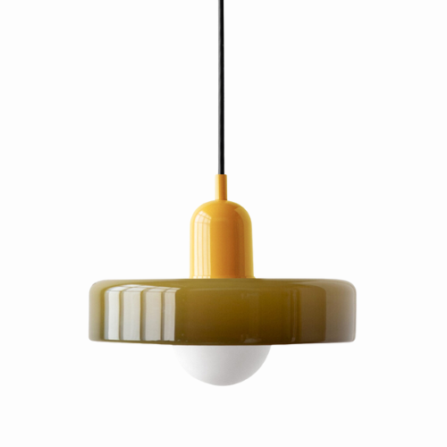 Verstellbare Bauhaus Pendelleuchte aus Glas – Esszimmer & Wohnzimmer Beleuchtung