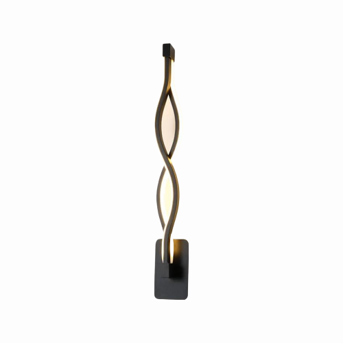 HarmonyZen Minimalistische LED-Wandleuchte - Aluminium und Acryl für modernes Ambiente
