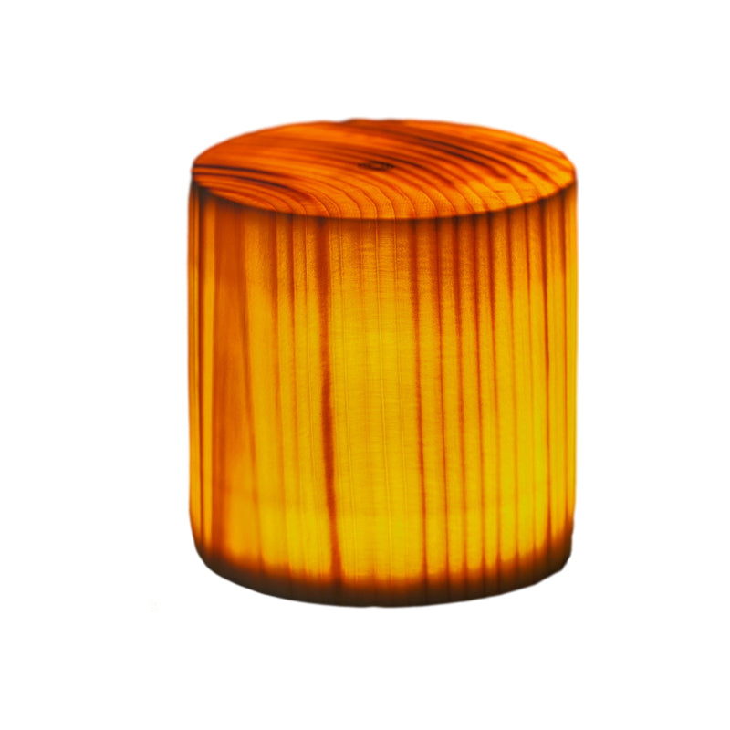 HolzGlow – Moderne LED-Tischlampe mit Akku & Touch, Schlafzimmer