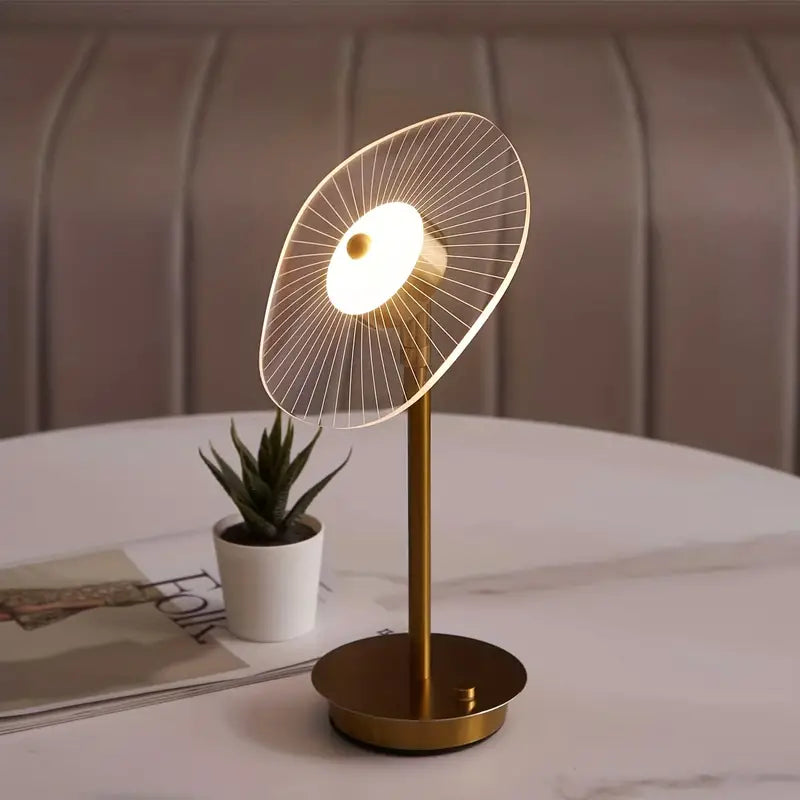 LumiLux – Moderne LED-Tischlampe energiesparend Weiß für Wohnzimmer