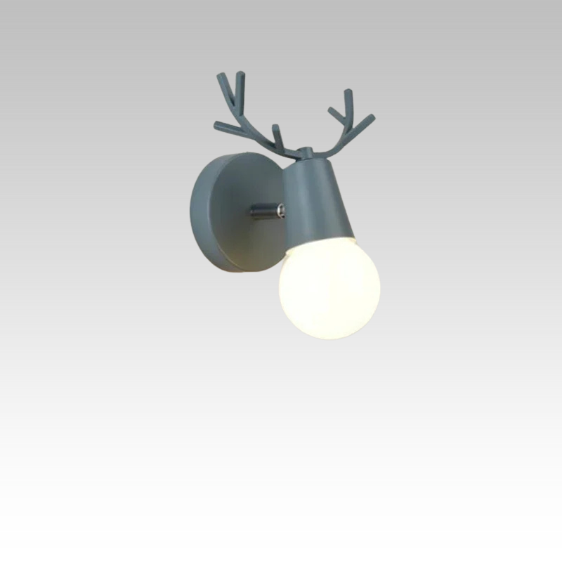 AntlerBeam Playful Wandleuchte - Buntes skandinavisches Design für Kinderzimmer