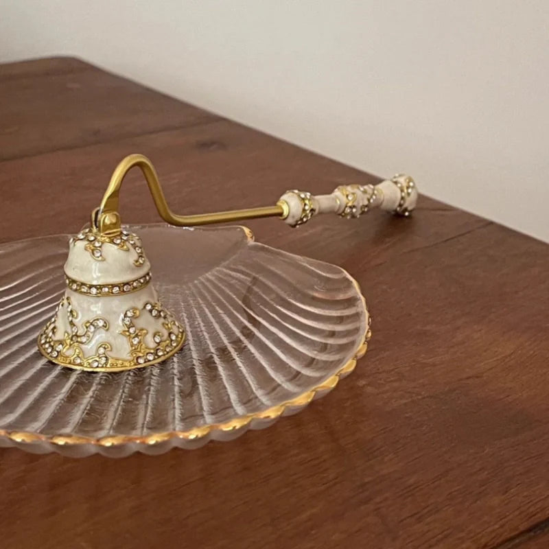 LumoBelle Kerzenlöscher Vintage-Stil Gold Finish für Innenräume