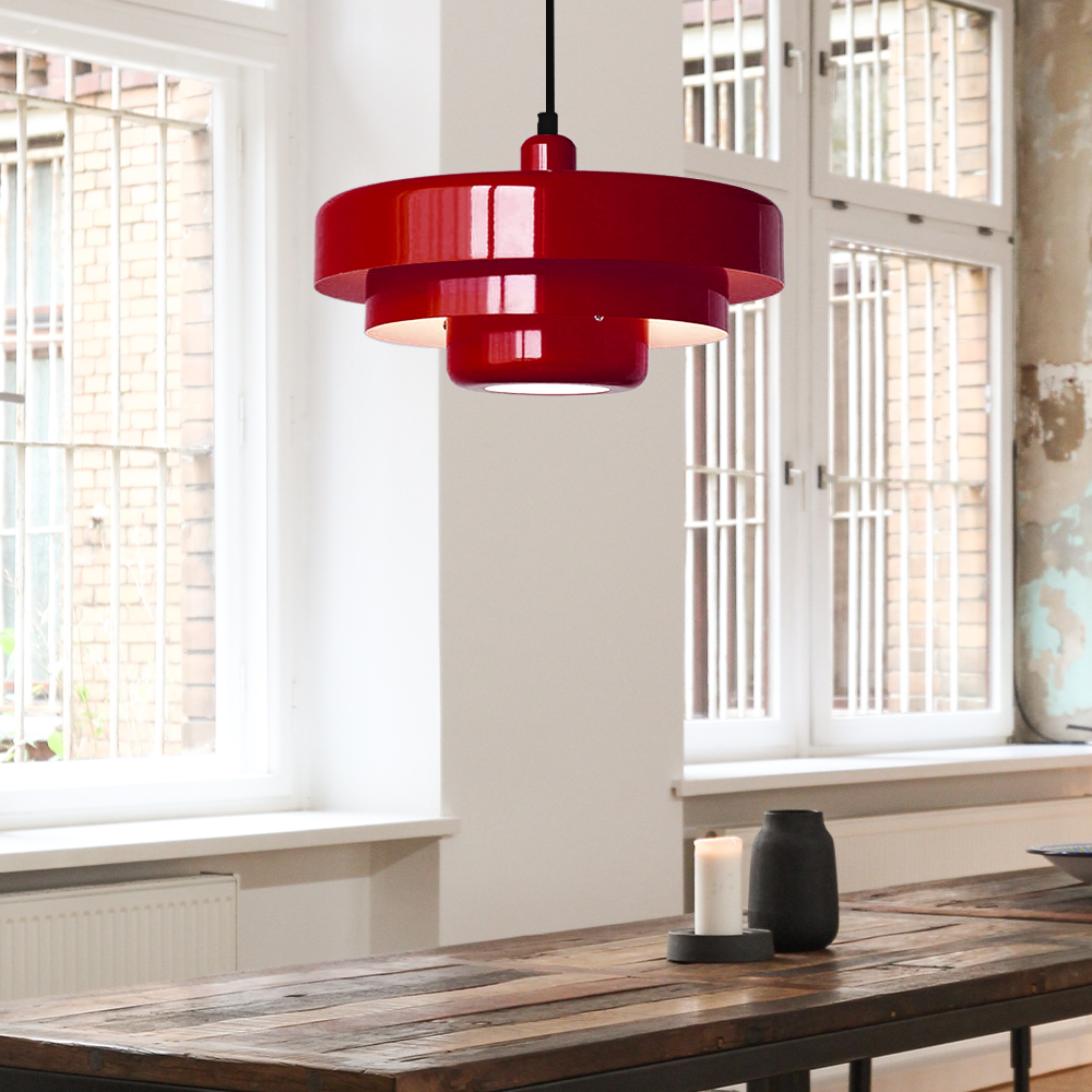 IronGlow Retro Eisen-Deckenlampe 3-flammig, Rustikal für Terrasse