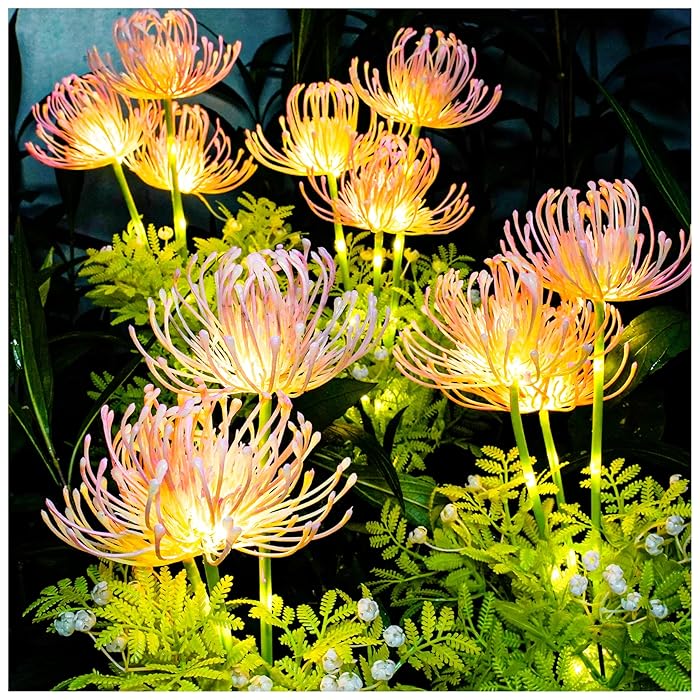 LumiBlüten LED Deko-Lichter Blumenstil Warmlicht für Terrasse