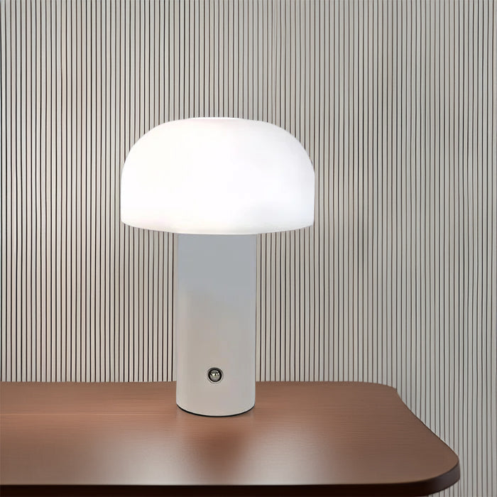 Moderne Pilztischlampe LED – Stufenlos dimmbar, Touch-Steuerung