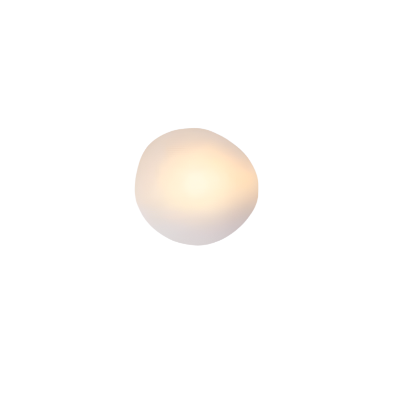Glanzlicht - Minimalistische LED-Wandleuchte aus Glas
