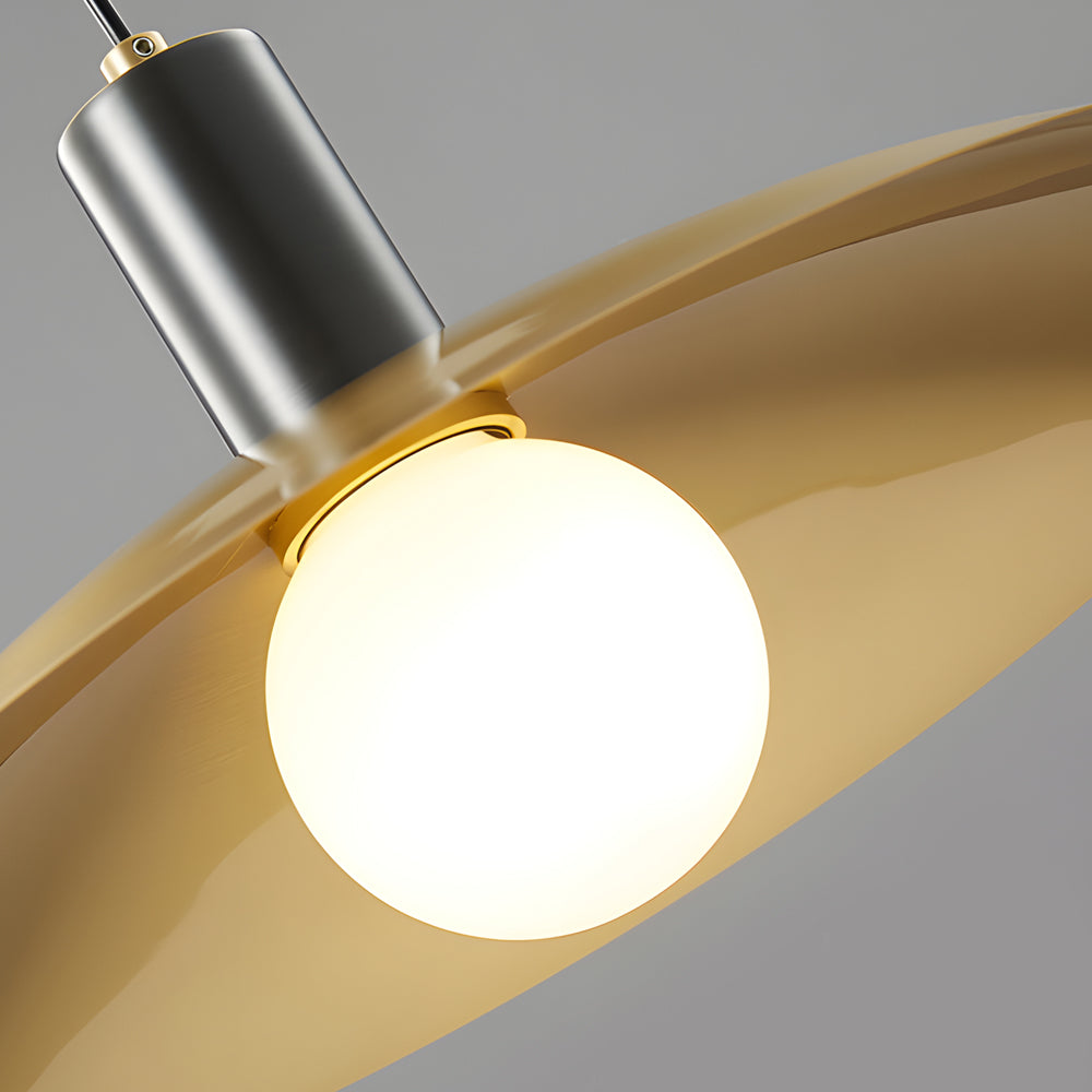 AuraBrass LED Pendelleuchte – Vintage Design in Messing & Glas