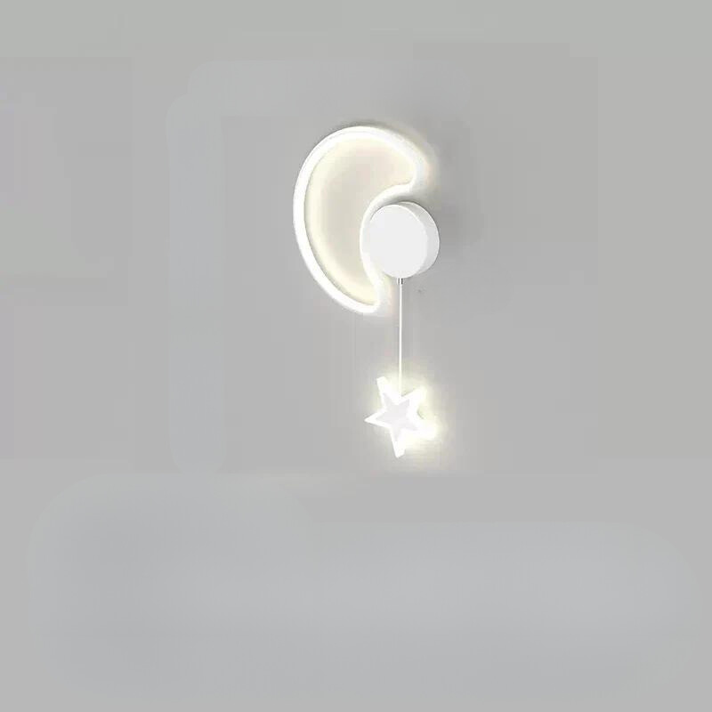 StellarGlow - LED-Wandleuchte mit Sternen und Mond - Bezaubernde Beleuchtung für das Schlafzimmer