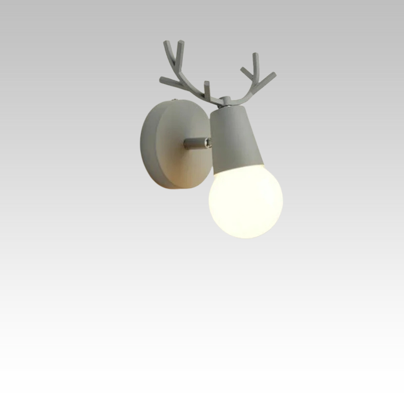 AntlerBeam Playful Wandleuchte - Buntes skandinavisches Design für Kinderzimmer