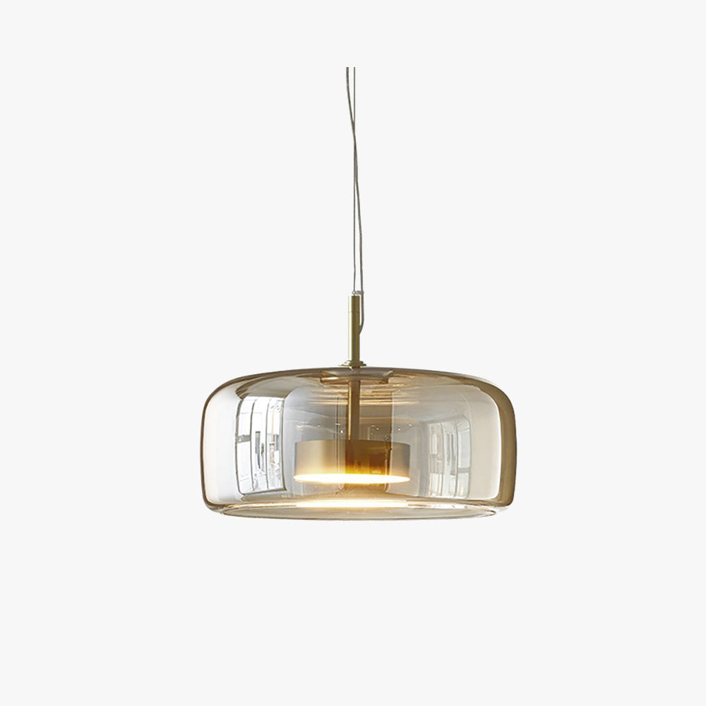 LuxLume - Vintage LED-Hängeleuchte mit goldener Veredelung