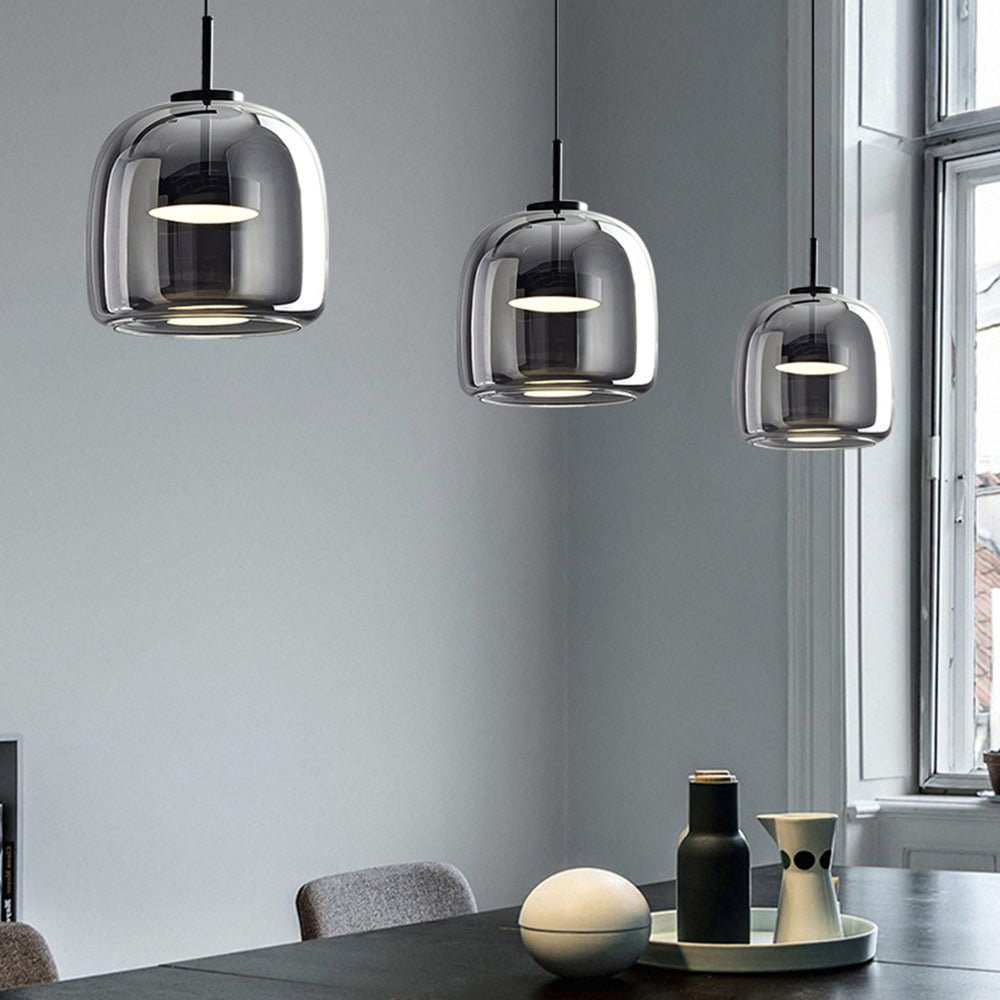 LuxLume - Vintage LED-Hängeleuchte mit goldener Veredelung
