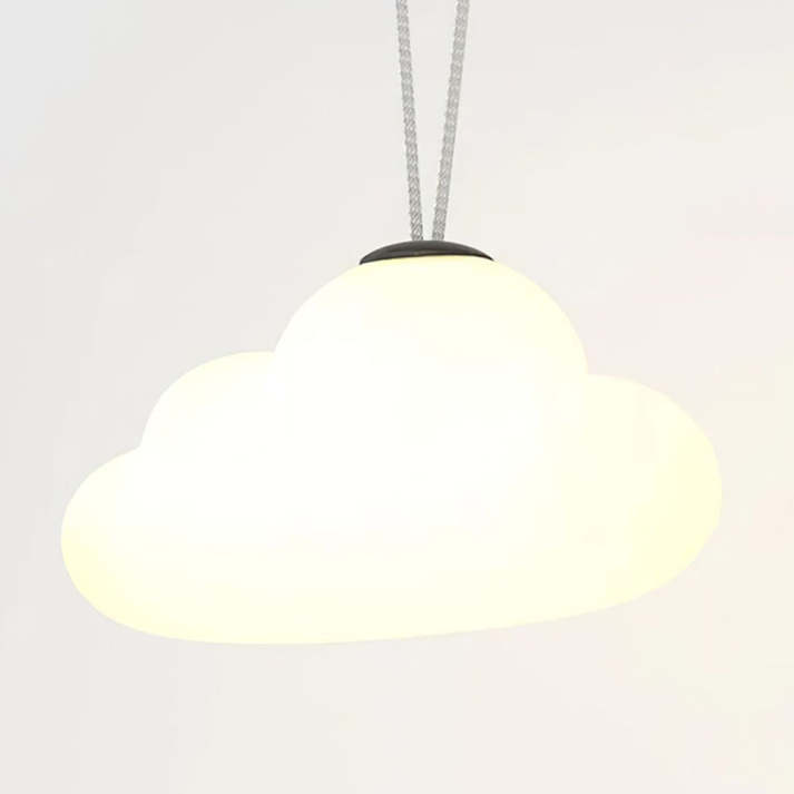 LumiMinori Hängeleuchte LED Wolkenform Weiß
