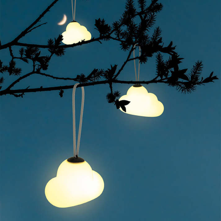 LumiMinori Hängeleuchte LED Wolkenform Weiß