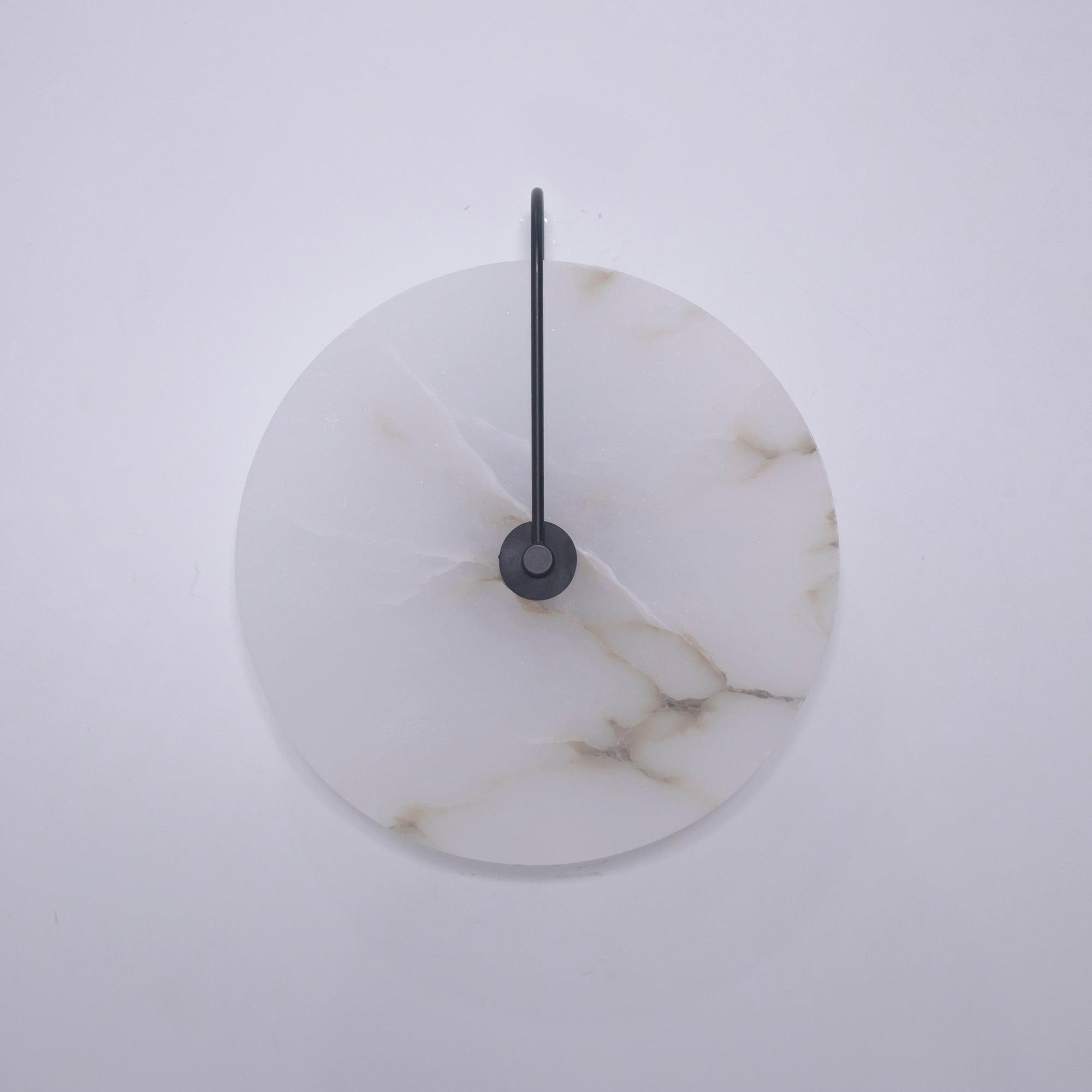 LumaAlba Wandleuchte – Modern, LED, Alabaster-Optik, Für Flur