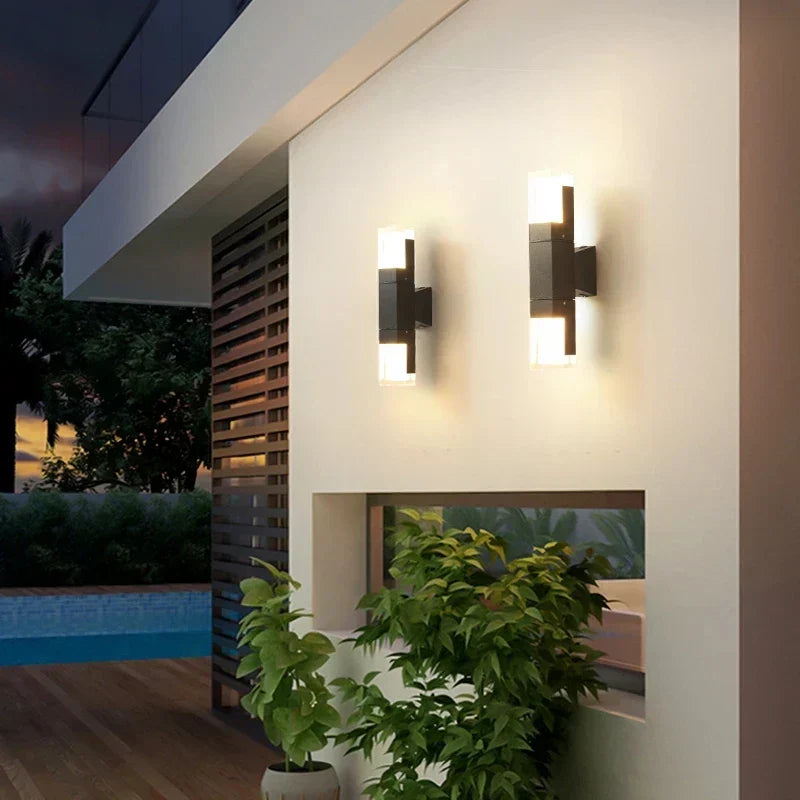AluGlow - Schlanke, wasserdichte LED-Wandleuchte