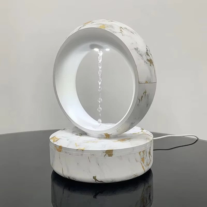 AeroGlow Schwebe-Lampe mit Nebeleffekt Weiß für Terrasse